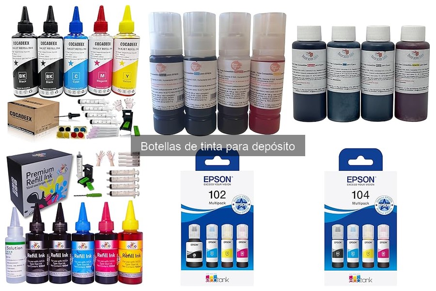 Cómo Instalar Botellas de Tinta para Depósito en Tu Impresora
