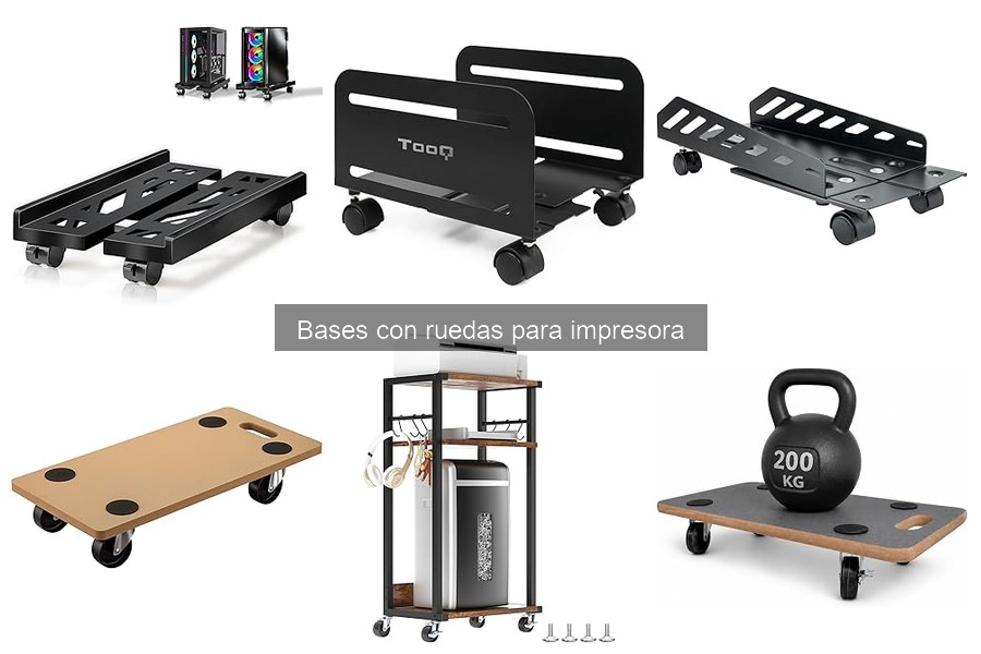 Cómo Instalar una Base con Ruedas para Impresora