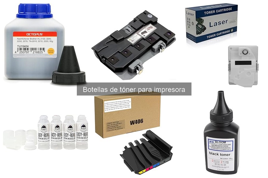 Cómo instalar una botella de tóner correctamente