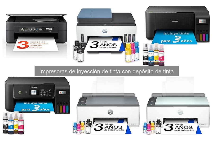 Cómo instalar una impresora de inyección de tinta con depósito
