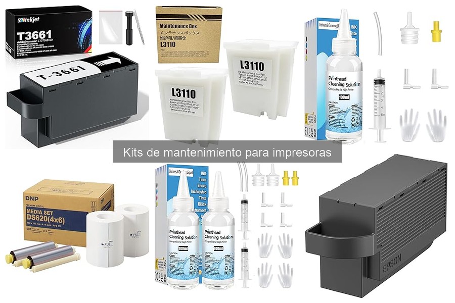Cómo instalar y usar un kit de mantenimiento para impresoras