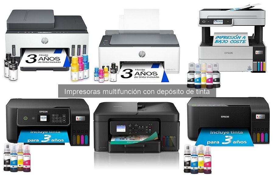 Cómo resetear impresoras multifunción con depósito de tinta