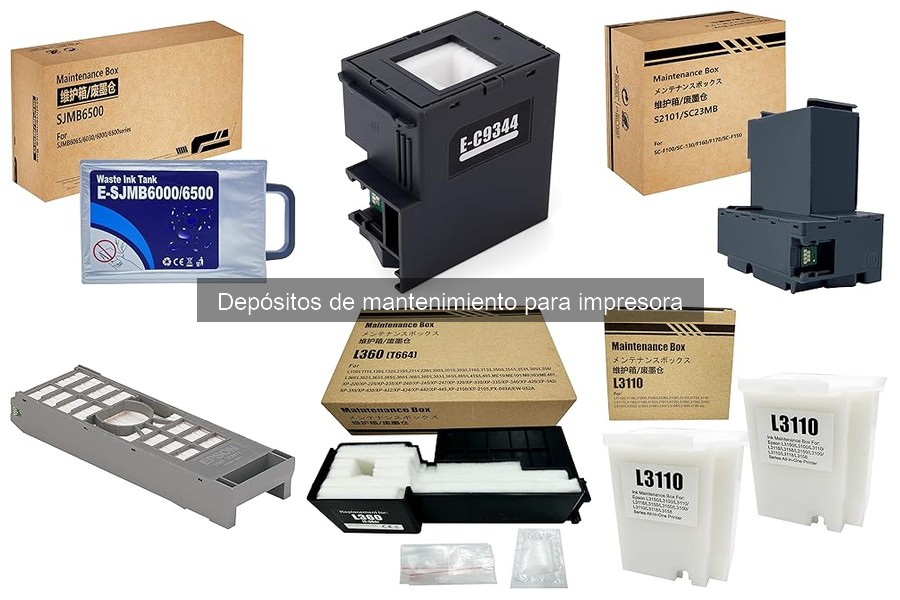 Cómo un depósito de mantenimiento defectuoso afecta la impresión