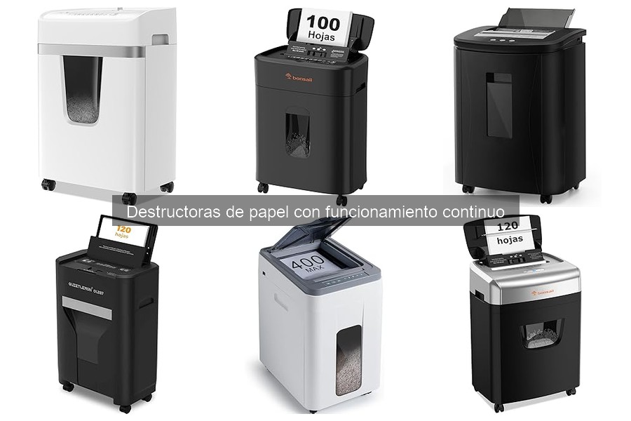 Cómo usar correctamente una destructora de papel continua