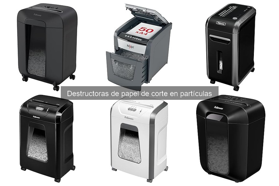 Cómo usar correctamente una destructora de papel de corte en partículas