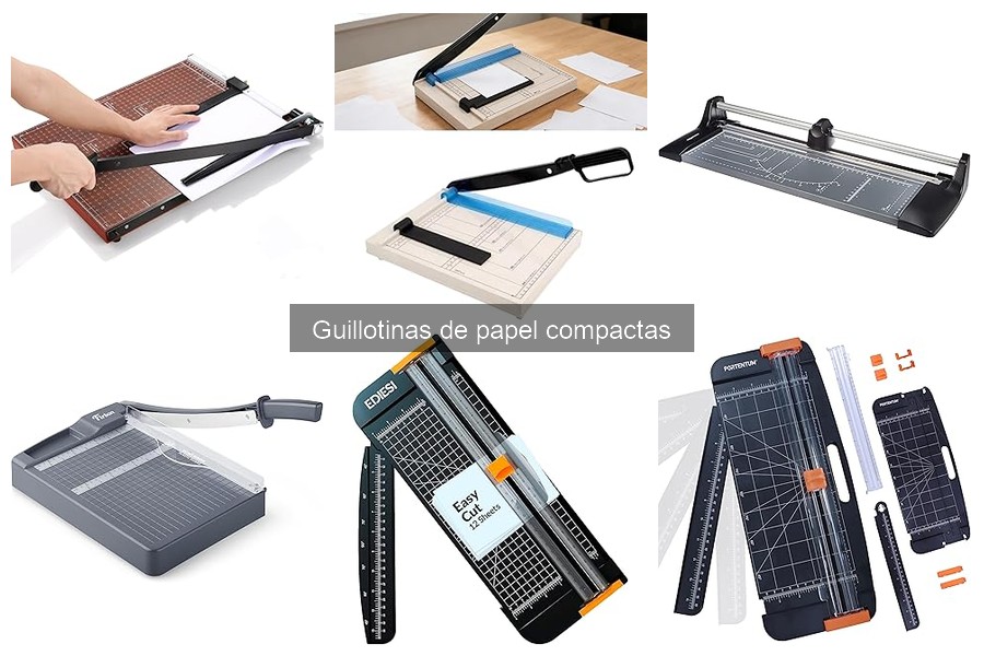 Cómo usar correctamente una guillotina de papel compacta