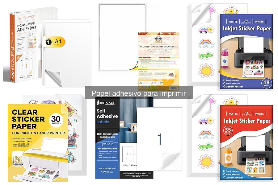 Cómo usar papel adhesivo para imprimir correctamente