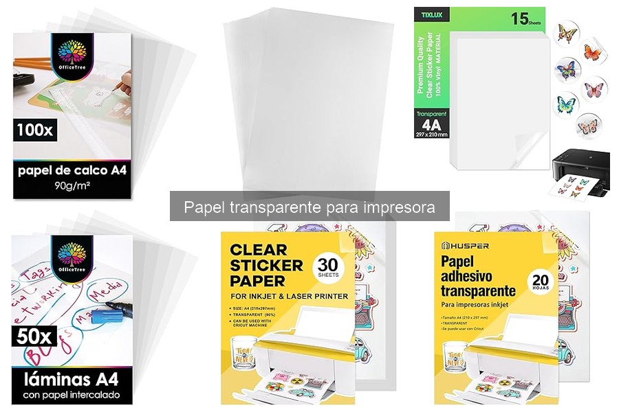 Cómo Usar Papel Transparente para Impresora Eficazmente