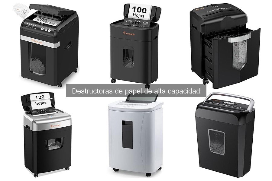 Cómo usar y mantener una destructora de papel de alta capacidad