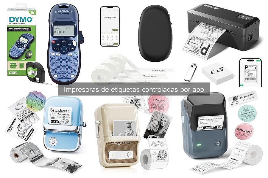 Cómo utilizar impresoras de etiquetas controladas por app