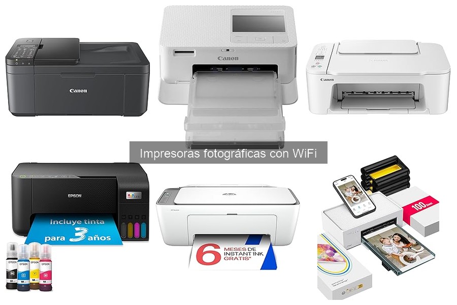 Comparativa de costos de impresión con impresoras fotográficas WiFi