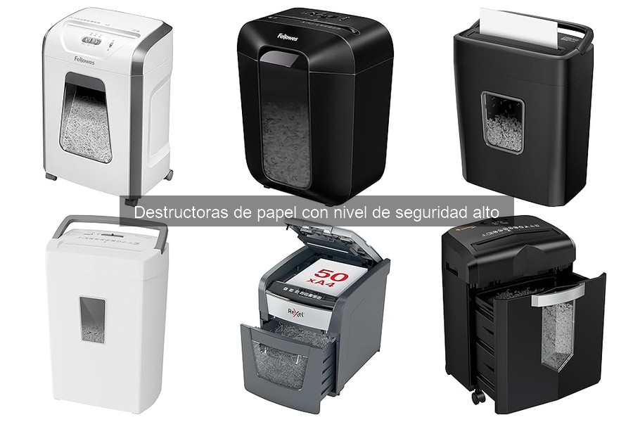 Comparativa de Destructoras de Papel de Alta Seguridad