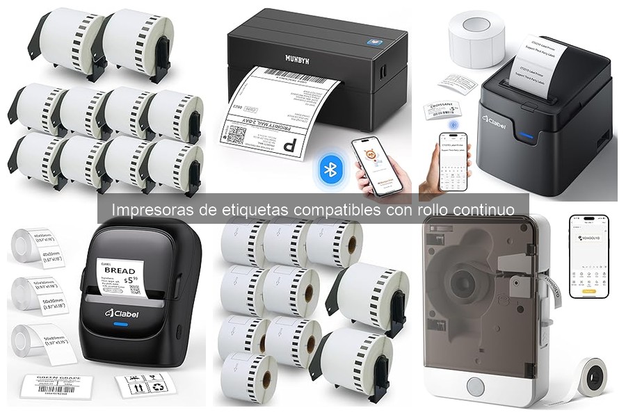 Comparativa de Impresoras de Etiquetas con Rollo Continuo