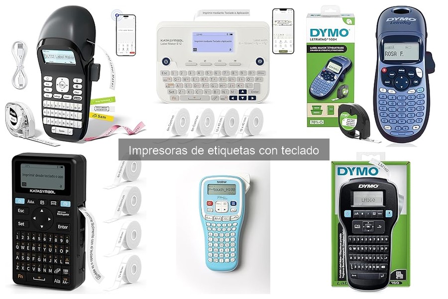 Comparativa de Impresoras de Etiquetas con Teclado: DYMO vs NIIMBOT