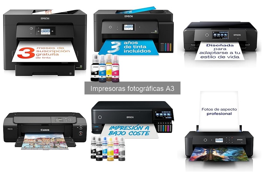 Comparativa de Impresoras Fotográficas A3 vs A4
