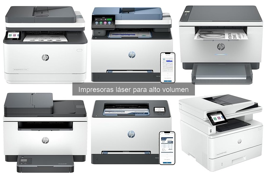 Comparativa de impresoras láser para alto volumen en 2023