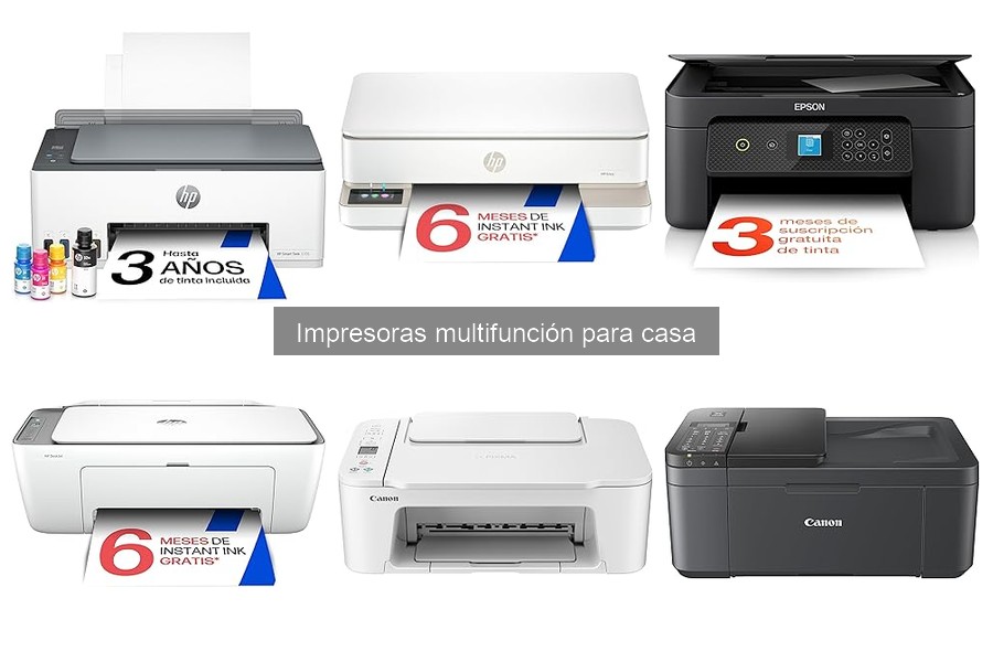 Comparativa de impresoras multifunción: Canon, Epson y HP