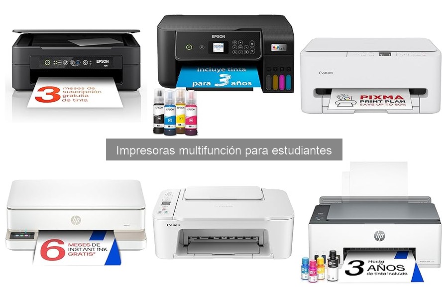 Comparativa de Impresoras Multifuncionales para Estudiantes