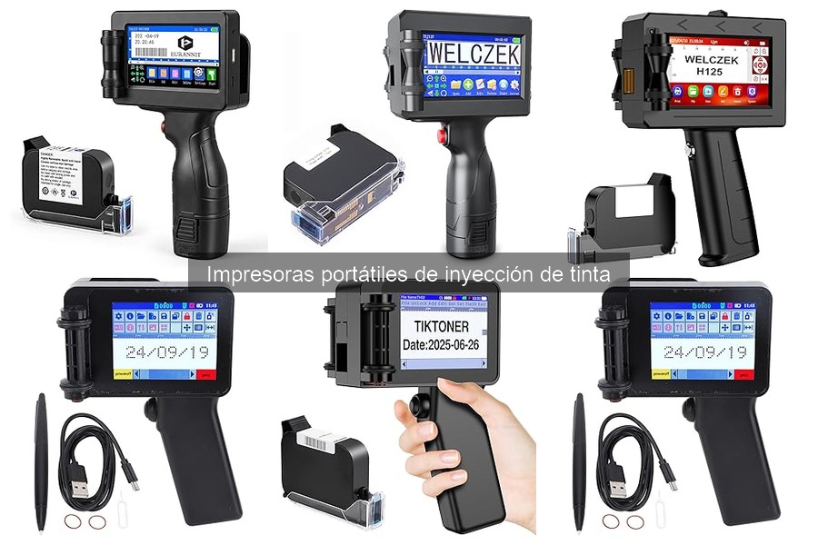 Comparativa de Impresoras Portátiles de Inyección de Tinta