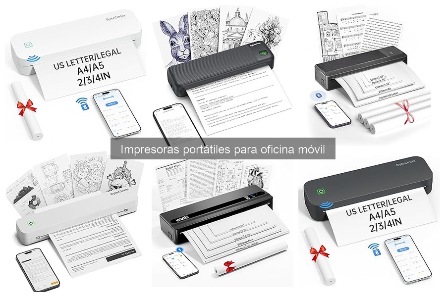 Comparativa de Impresoras Portátiles para Oficina Móvil