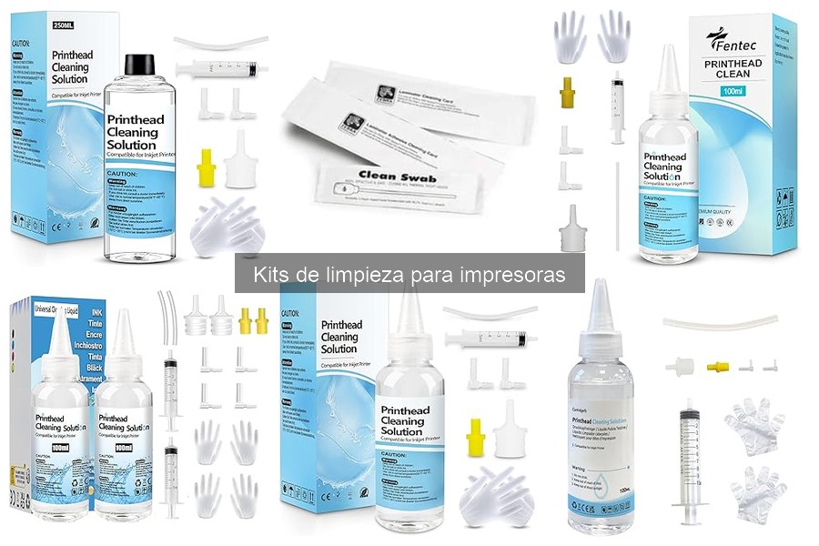 Comparativa de Kits de Limpieza para Impresoras