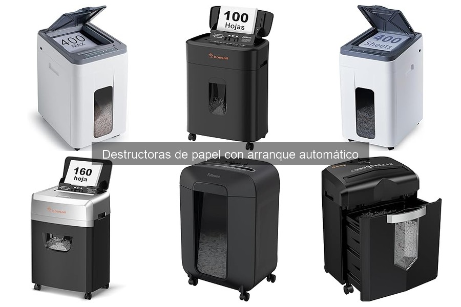 Comparativa de las Mejores Destructoras de Papel Automáticas