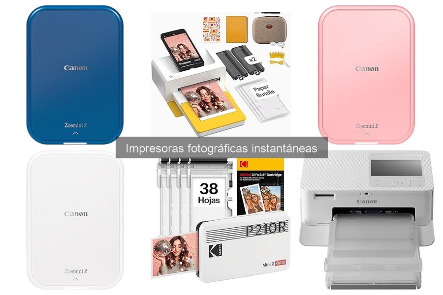 Comparativa de las Mejores Impresoras Fotográficas Instantáneas