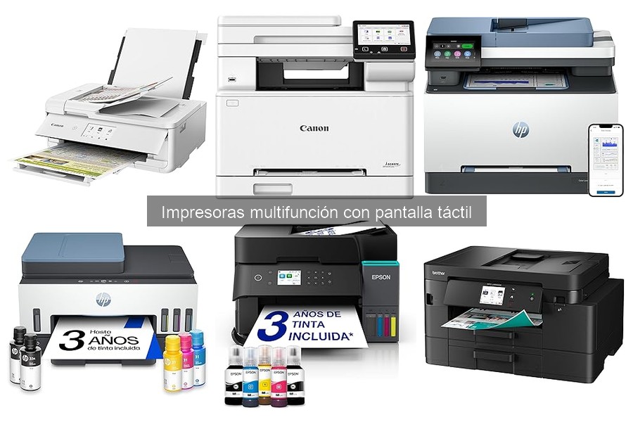 Comparativa de las Mejores Impresoras Multifunción con Pantalla Táctil