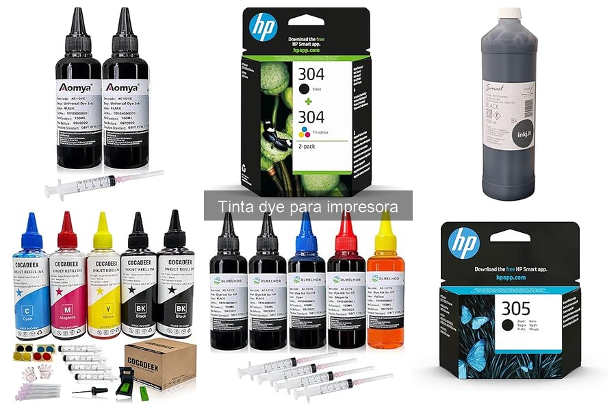 Comparativa de las Mejores Marcas de Tinta Dye para Impresoras