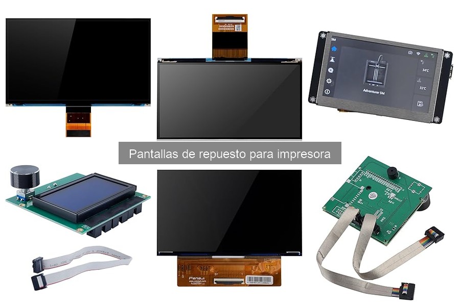 Comparativa de pantallas de repuesto para impresoras