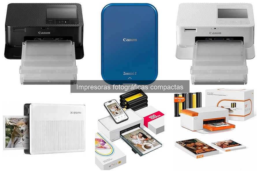 Comparativa de precios de impresoras fotográficas compactas