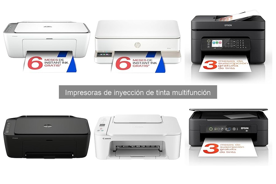 Comparativa de precios de impresoras multifunción de inyección de tinta