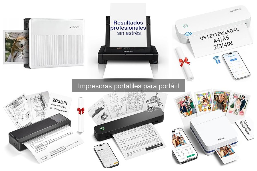 Comparativa de precios de impresoras portátiles en 2023