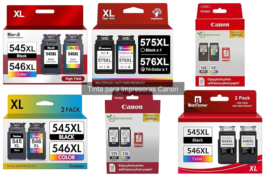 Comparativa de precios de tinta Canon: mejores opciones online