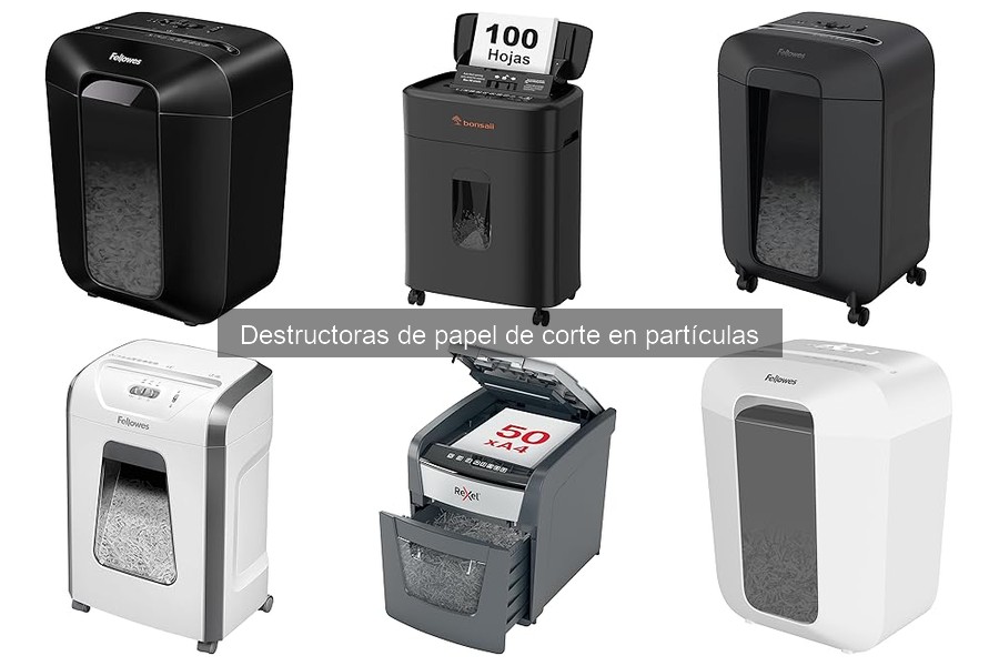 Comparativa: Destructoras de papel de corte en partículas vs tiras