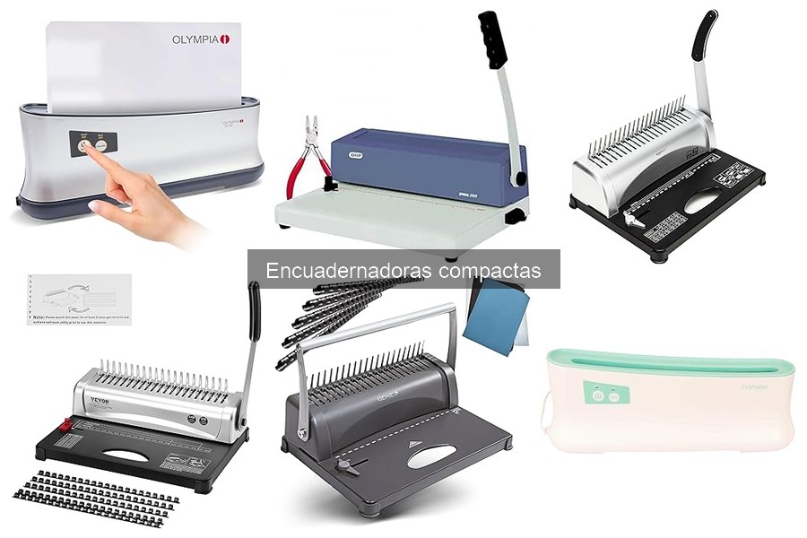 Comparativa: Encuadernadoras Compactas vs. de Oficina