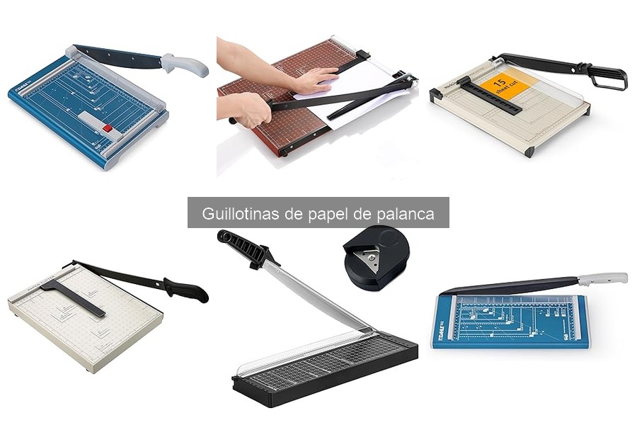 Comparativa: Guillotinas de papel de palanca vs eléctricas
