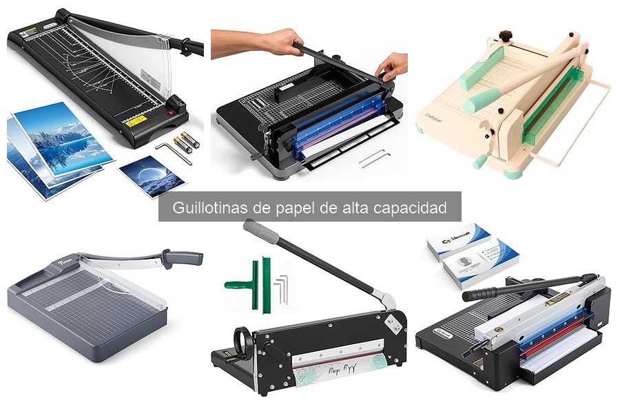 Comparativa Guillotinas de Papel Manual vs Eléctrica