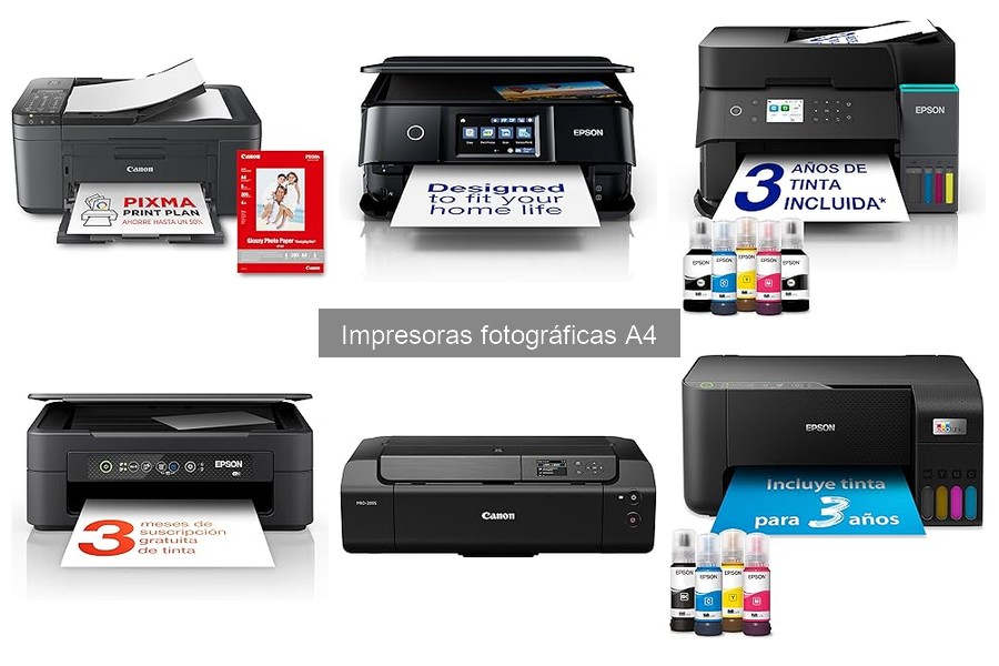 Comparativa: Impresoras Fotográficas A4 vs. Chorro de Tinta
