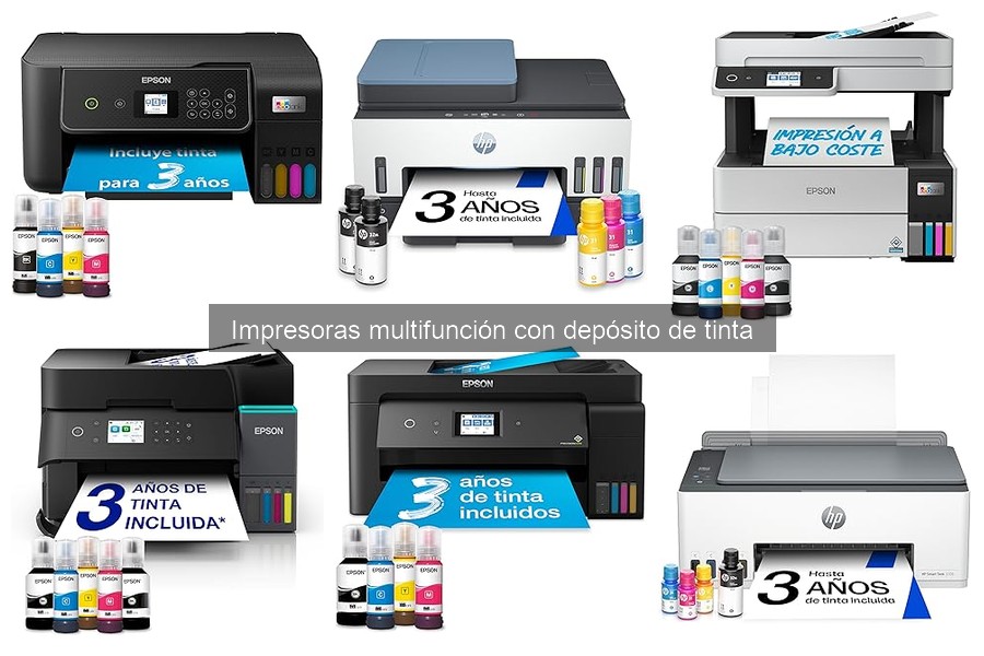 Comparativa: Impresoras Multifunción con Depósito de Tinta vs. Láser