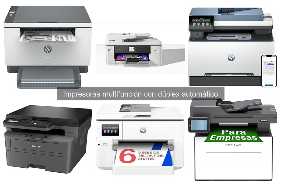 Comparativa: Impresoras Multifunción con y Sin Dúplex Automático
