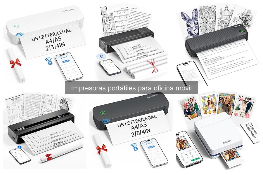 Comparativa: Impresoras Portátiles vs. Impresoras de Oficina
