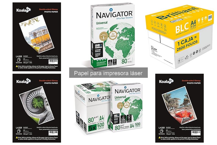 Comparativa: Papel para impresora láser vs. inyección de tinta