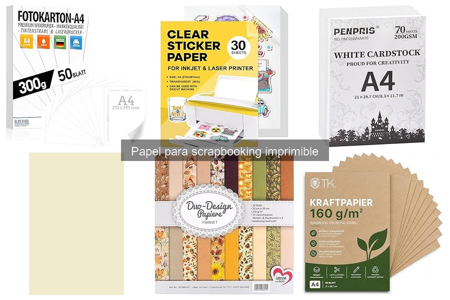 Comparativa: Papel para Scrapbooking vs Papel Normal