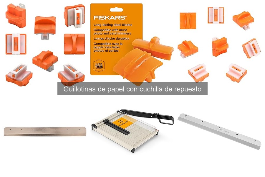 Compra guillotinas de papel con cuchilla de repuesto al mejor precio