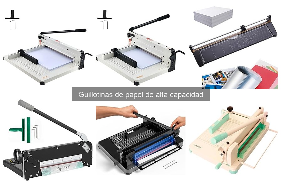 Compra guillotinas de papel de alta capacidad a buen precio