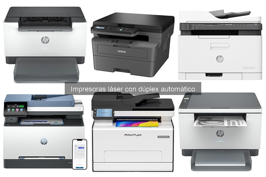 Configuración del dúplex automático en impresoras láser