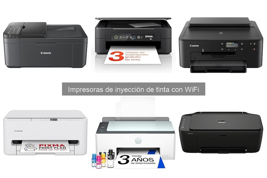 Coste de Impresoras de Inyección de Tinta con WiFi