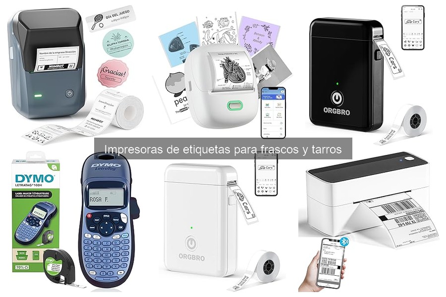 Costos de impresoras de etiquetas para frascos y tarros