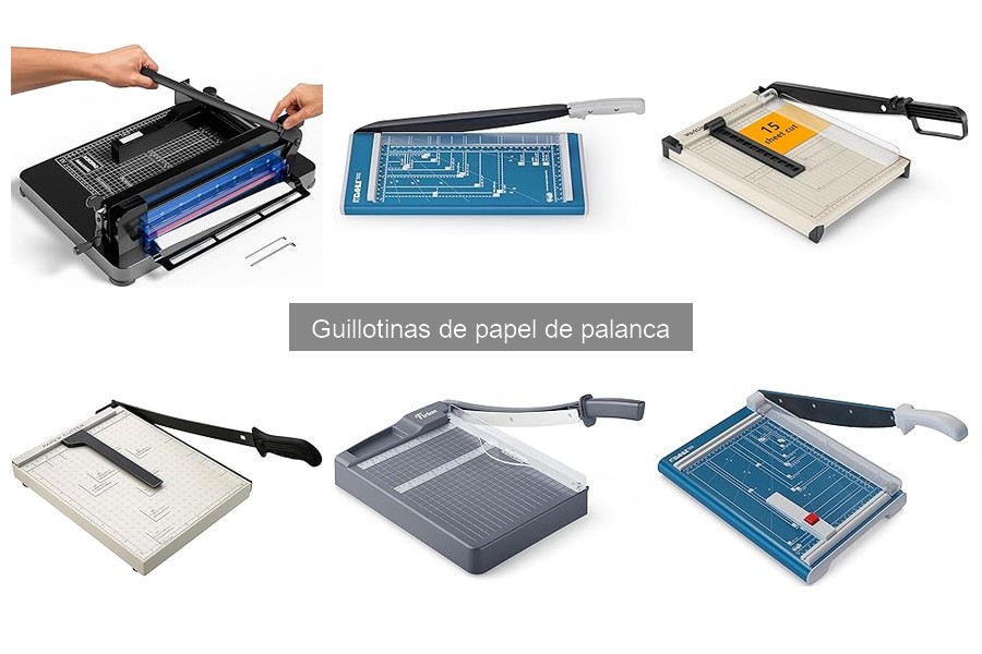 ¿Cuánto cuesta una guillotina de papel de palanca?